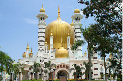 Ubudiah Mosque in Kuala Kangsar, Malaysia