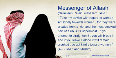 Act Kindly Towards Women, For They Were Created From A Rib