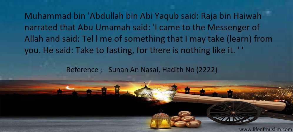 Take To Fasting, For There Is Nothing Like It