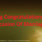 Offering Congratulations On The Occasion Of Marriage