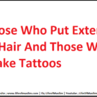 Those Who Put Extensions In Hair And Those Who Make Tattoos