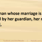 Any Woman Whose Marriage Is Not Arranged By Her Guardian, Her Marriage Is Invalid