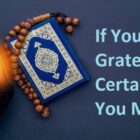 If You Are Grateful, I Will Certainly Give You More