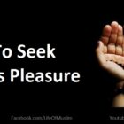 Du'a To Seek Allah's Pleasure